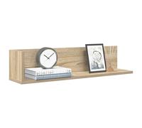 vidaXL Estantes pared 2 uds madera roble Sonoma 75x16,5x16,5 cm