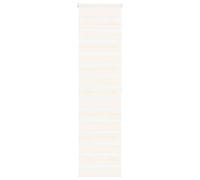 vidaXL Estor cebra beige mármol tejido ancho 55,9 cm poliéster