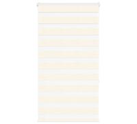 vidaXL Estor cebra beige mármol tejido ancho 70,9 cm poliéster