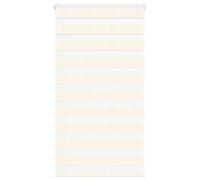 vidaXL Estor cebra beige mármol tejido ancho 80,9 cm poliéster