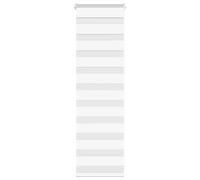 vidaXL Estor cebra blanco 40x100 cm tejido ancho 35,9 cm poliéster