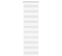 vidaXL Estor cebra blanco 40x150 cm tejido ancho 35,9 cm poliéster