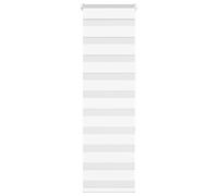 vidaXL Estor Cebra Blanco 40x150 cm Tejido Ancho 35,9 cm poliéster, Estor Doble, Estor Enrollable Cebra, Cortina Cebra, Estor Doble