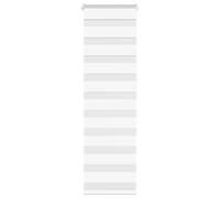 vidaXL Estor cebra blanco 50x150 cm tejido ancho 45,9 cm poliéster