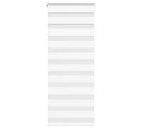 vidaXL Estor Cebra Blanco 60x100 cm Tejido Ancho 55,9 cm poliéster, Estor Doble, Estor Enrollable Cebra, Cortina Cebra, Estor Doble