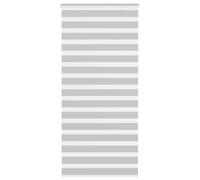 vidaXL Estor cebra gris claro 110x200cm tejido ancho 105,9cm poliéster