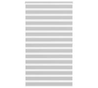 vidaXL Estor cebra gris claro 120x200cm tejido ancho 115,9cm poliéster