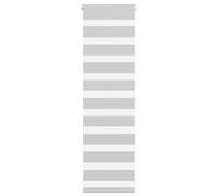 vidaXL Estor cebra gris claro 45x100cm tejido ancho 40,9 cm poliéster