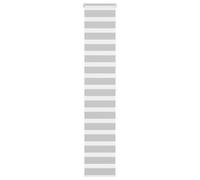 vidaXL Estor cebra gris claro 50x200cm tejido ancho 45,9 cm poliéster