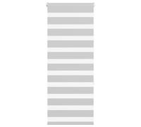 vidaXL Estor cebra gris claro 65x150 cm tejido ancho 60,9 cm poliéster