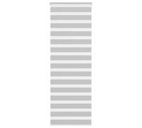 vidaXL Estor cebra gris claro 70x200cm tejido ancho 65,9 cm poliéster