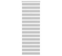 vidaXL Estor cebra gris claro 90x230 cm tejido ancho 85,9 cm poliéster
