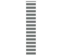 vidaXL Estor cebra gris oscuro 45x200cm tejido ancho 40,9 cm poliéster