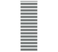 vidaXL Estor Cebra Gris Oscuro 80x200cm Tejido Ancho 75,9 cm poliéster, Estor Doble, Estor Enrollable Cebra, Cortina Cebra, Estor Doble