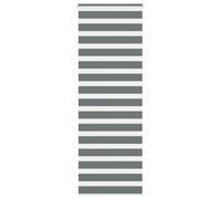 vidaXL Estor Cebra Gris Oscuro 90x200cm Tejido Ancho 85,9 cm poliéster, Estor Doble, Estor Enrollable Cebra, Cortina Cebra, Estor Doble