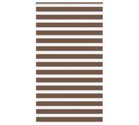 vidaXL Estor Cebra marrón 120x200 cm Tejido Ancho 115,9 cm poliéster, Estor Doble, Estor Enrollable Cebra, Cortina Cebra, Estor Doble