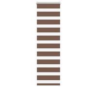 vidaXL Estor cebra marrón 40x150 cm tejido ancho 35,9 cm poliéster