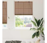 vidaXL Estor enrollable Marrón 120 x 220 cm Bambú