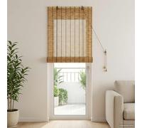 vidaXL Estor enrollable Marrón 60 x 220 cm Caña