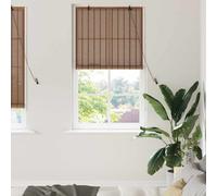 vidaXL Estor enrollable Marrón 80 x 220 cm Bambú