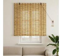 vidaXL Estor enrollable Natural 120 x 160 cm Caña