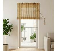 vidaXL Estor enrollable Natural 60 x 220 cm Caña