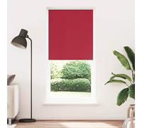 vidaXL Estor enrollable opaco 104,4x230 cm, tela, ancho 100 cm, rojo