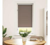 vidaXL Estor enrollable opaco 64,4x120 cm, ancho de tela 60 cm, color café