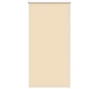 vidaXL Estor Enrollable Opaco Beige 85x130 cm Tela Ancho 80,7 cm