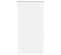vidaXL Estor enrollable Opaco Blanco 80x130 cm – tela día y noche, ancho 75,7 cm