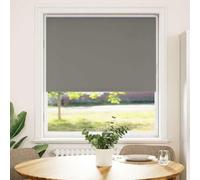 vidaXL Estor Enrollable Opaco Gris 105x130 cm Tela Ancho 100,7 cm