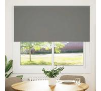 vidaXL Estor Enrollable Opaco Gris 160x150 cm Tela Ancho 156,6 cm