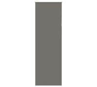 vidaXL Estor Enrollable Opaco Gris 70x210 cm Tela Ancho 65,7 cm