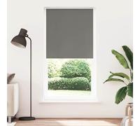 vidaXL Estor Enrollable Opaco Gris 90x230 cm Tela Ancho 85,7 cm