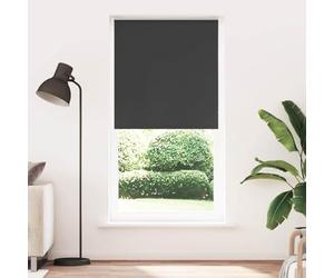 vidaXL Estor Enrollable Opaco Negro 105x210 cm Tela Ancho 100,7 cm