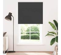vidaXL Estor Enrollable Opaco Negro 135x210 cm Tela Ancho 131,6 cm