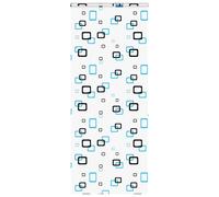 vidaXL Estor enrollable para ducha casete tela 100x240 cm ancho 96 cm