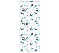 vidaXL Estor enrollable para ducha casete tela 100x240 cm ancho 96 cm