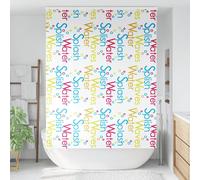 vidaXL Estor enrollable para ducha casete tela 160x240 cm ancho 156 cm en color Hojas/Círculos/Marisco y más | protección solar decorativa para ventanas hogar oficina dormitorio fácil de instalar