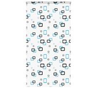 vidaXL Estor enrollable para ducha con casete 130x240 cm tela ancho
