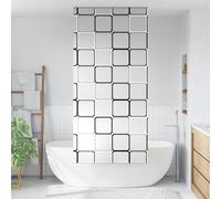 vidaXL Estor enrollable para ducha tela 100x240 cm ancho 96 cm