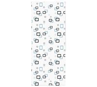 vidaXL Estor enrollable para ducha tela 100x240 cm ancho 96 cm