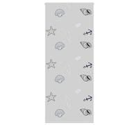 vidaXL Estor enrollable para ducha tela 100x240 cm ancho 96 cm
