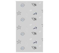 vidaXL Estor enrollable para ducha tela 130x240 cm ancho 126 cm en color Burbuja/Hojas/Estrella de mar y más | protección solar decorativa para ventanas hogar oficina dormitorio fácil de instalar