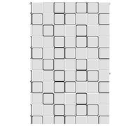 vidaXL Estor enrollable para ducha tela 150x240 cm ancho 146 cm en color Hojas/Estrella de mar/Marisco y más | protección solar decorativa para ventanas hogar oficina dormitorio fácil de instalar