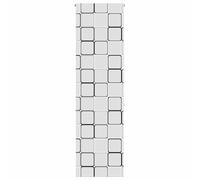 vidaXL Estor Enrollable para Ducha Tela 70x240 cm Ancho 66 cm
