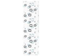vidaXL Estor enrollable para ducha tela 70x240 cm ancho 66 cm