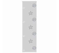vidaXL Estor enrollable para ducha tela 70x240 cm ancho 66 cm en color Blanco/Adorno/Gris claro y más | protección solar decorativa para ventanas hogar oficina dormitorio fácil de instalar