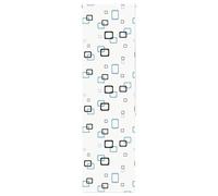 vidaXL Estor enrollable para ducha tela 80x240 cm ancho 76 cm