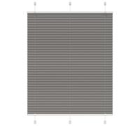 vidaXL Estor Plisado Antracita 105x100 cm Tela Ancho 104,4cm Poliéster, Estor Plisado para Ventana, Estor Plisado para Ventana, Estor Tipo acordeón para Ventana